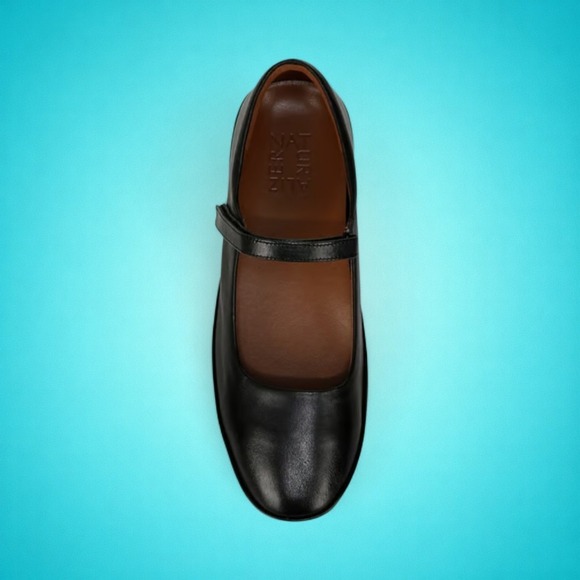 New Women's Naturalizer Maxwell Black Leather Mary Jane Ballet Flats, Size 8.5 M - Picture 2 of 6